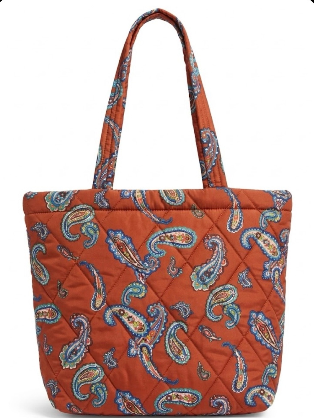 Vera Bradley Ultralight Small North South Tote in Manor Paisley